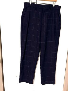 Gap Baggy  Men's high waisted Windowpane Dress Pants